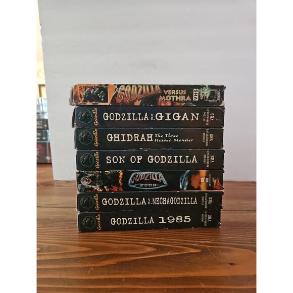 Lot of 7 Godzilla VHS Tapes; 2000, 1985, Mothra, Gidrah, Gigan, Mecha, Son - Picture 13 of 16
